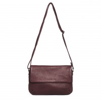 Sticks and Stones Tasche "Layla" (Burgundy) - Pflanzlich gegerbtes Rindsleder