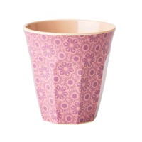 rice Melamin Becher "Marrakesh Print" - Medium (Pink)