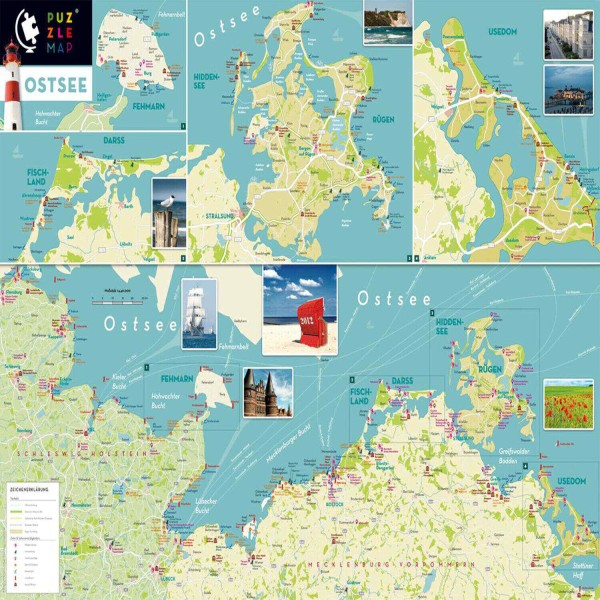 PuzzleMap "Ostsee" von Puzzlemap