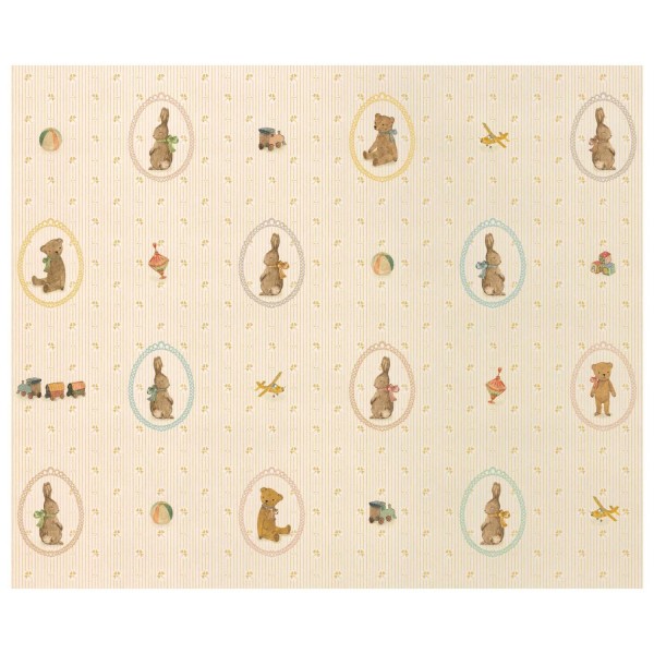 Maileg Geschenkpapier "Bunnies and Teddies" - 10 m