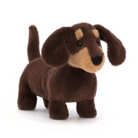 Jellycat Kuscheltier Hund "Otto Sausage" - 17 cm (Braun)