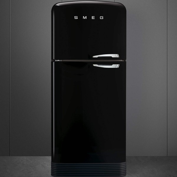 smeg Kühl-/Gefrierkombination "50's Retro Style" FAB50 (Schwarz) Tür links