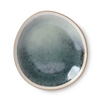 Frühstücksteller im 2er-Set "70s ceramics" (Mist) von HKliving