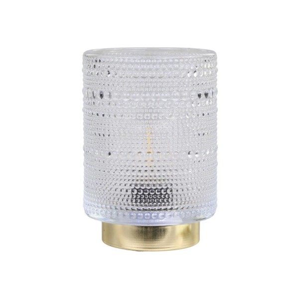 LED-Tischleuchte mit Muster - ø10cm (Transparent) von Chic Antique