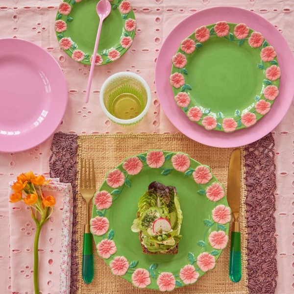 rice Tischset "Raffia" - 44x32 cm (Pink)