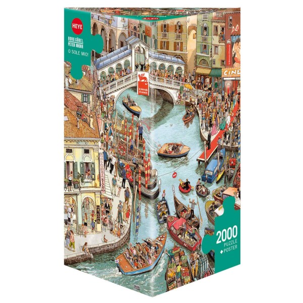 Heye Dreieck Puzzle O Sole Mio 2000 Teile in Box