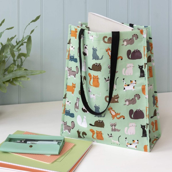 Recycelte Einkaufstasche "Nine Lives" von Rex LONDON