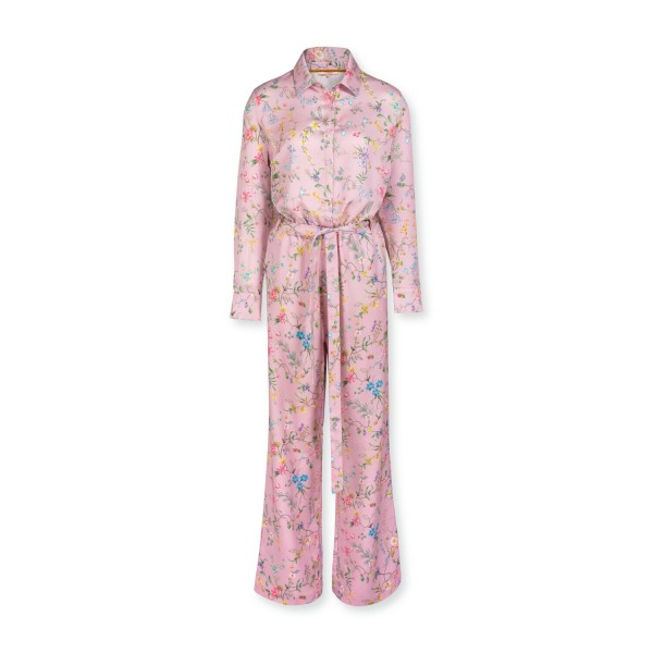 Pip Studio Pixie Jumpsuit "Petites Fleurs" - S (Rosa)