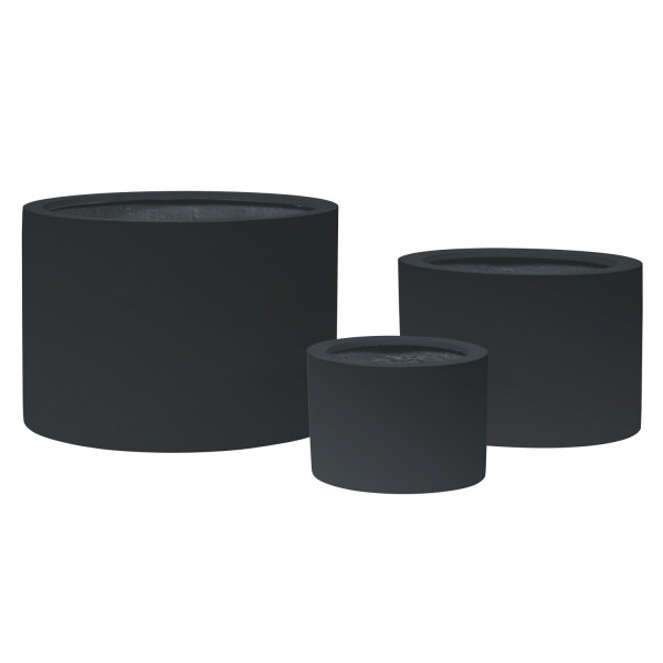fleur Pflanzkübel "Tribeca Shape" - ø 48 cm (Anthrazit) von fleur ami