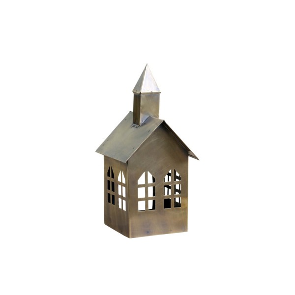 Lichthaus aus Eisen - 20cm von Chic Antique