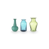 Pip Studio Vase 3er-Set - S (Grün/Blau)