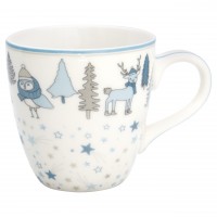 Wie wäre es mit einem leckeren Punsch aus der Kinder-Tasse "Forrest" (Pale Blue) von GreenGate?