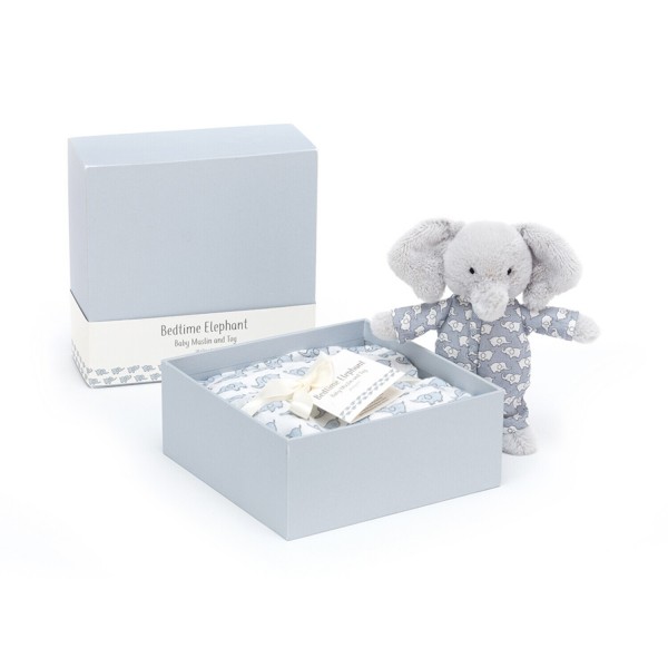 Jellycat Baby Geschenkset "Elefant" (Grau)