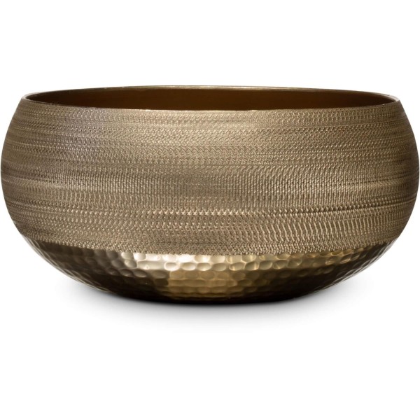 Deko-Schale "Hoop - Deluxe" - ø 20 cm (Champagner/Gold) von fleur ami