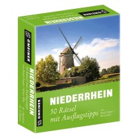 Gesellschaftsspiel "Niederrhein - 50 Rätsel mit Ausflugstipps" von Gmeiner