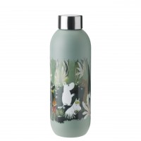Stelton Trinkflasche "Keep Cool - Moomin" - 0,75l (Dunkelgrün)