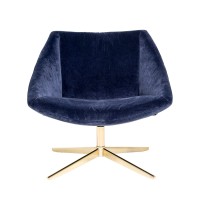 Bloomingville Lounge-Sessel "Elegant" (Blau)