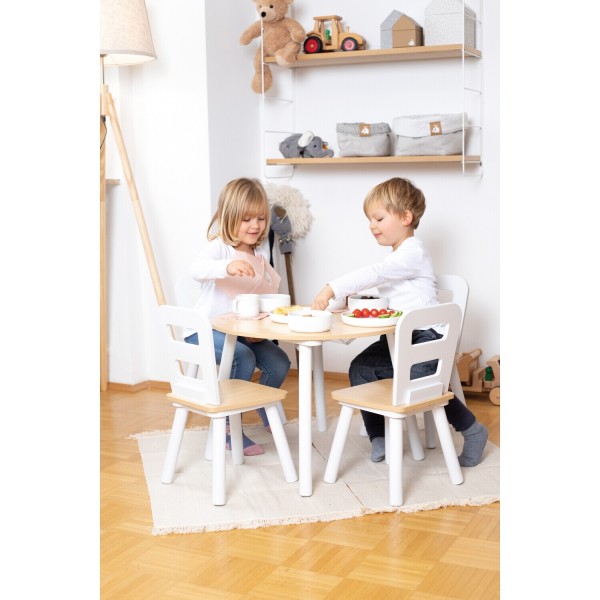 Kindergeschirr Teller aus Prozellan "KIDS - Kirschen" (Weiß) von räder Design