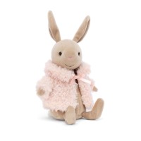 Jellycat Kuscheltier Hase "Comfy Coat" (Braun, Rosa)
