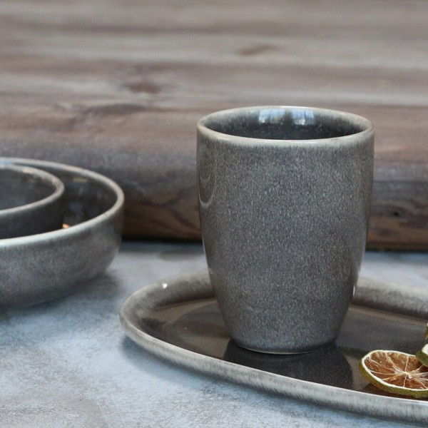 Becher "Calais" (Kohle) von Chic Antique