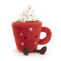 Jellycat Kuscheltier Tasse "Amuseable Hot Chocolate" (Rot)