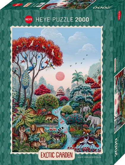Puzzle "Wildlife Paradise EXOTIC GARDEN" - 2000 Teile von HEYE