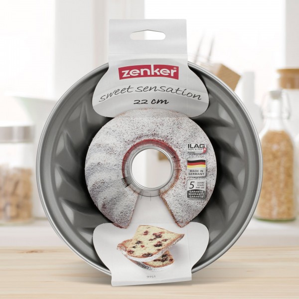 Zenker Gugelhupfform "Sweet Sensation" - Ø22 cm (Grau)