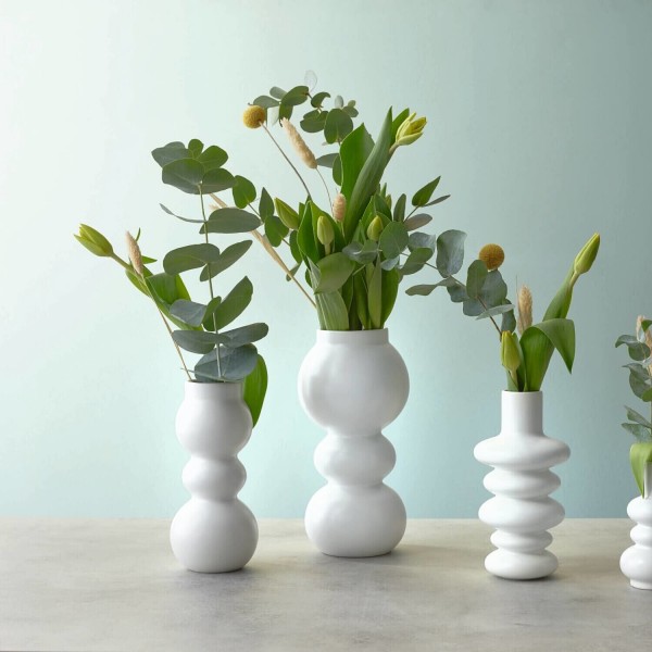 Vase rund "Como" - 19 cm (Weiß) von ASA