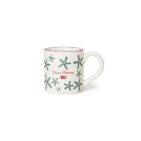 Tasse "Happy Holidays" - 400 ml (Weiß/Grün/Rot) von Lexington