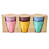 rice Melamin Becher im 6er-Set "Dance Out Prints" - Medium (Bunt)