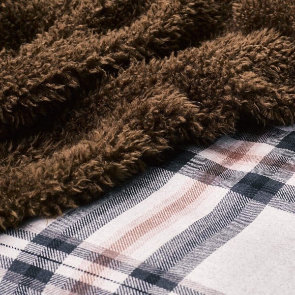 Plaid "Shelley" - 150x200cm (Cafe Noir) von Essenza