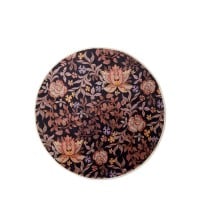 Teppich rund "Ophelia" - 90 cm (Nightblue) von Essenza