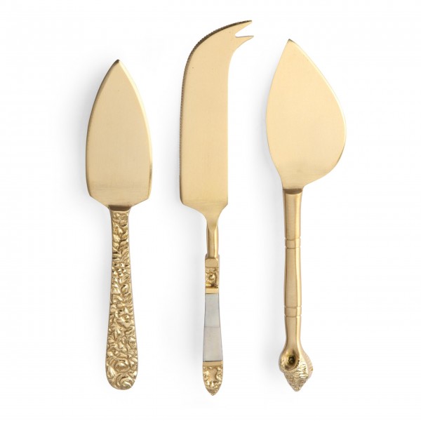 Käsemesser im 3er-Set (Gold) von HKliving