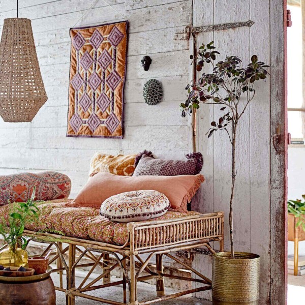 Bloomingville Kissen "Barri" - 20x50cm (Orange)