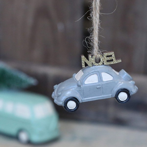 Dekoauto "Noel-X19" (Grau) von Chic Antique