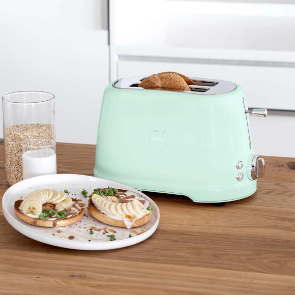 Toaster T2 mit Brötchenwärmer "Iconic Line" (Neomint) von Novis