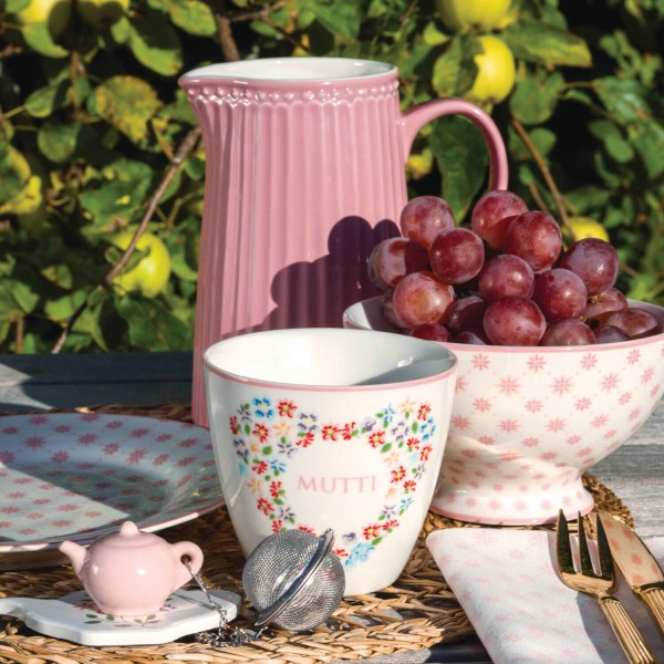 GreenGate Latte Cup "Columbine Mom" (White)