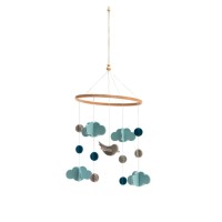 Mobile "Wolke" (Blau) von HEY-SIGN