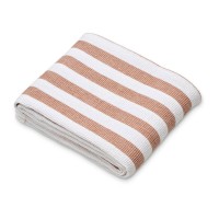 Strandtuch "Macy - Stripe" - 160x100 cm (Weiß/Tuscany Rose) von Liewood