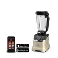 Novis Standmixer ProBlender 800L "Iconic Line" in Creme mit App-Logo