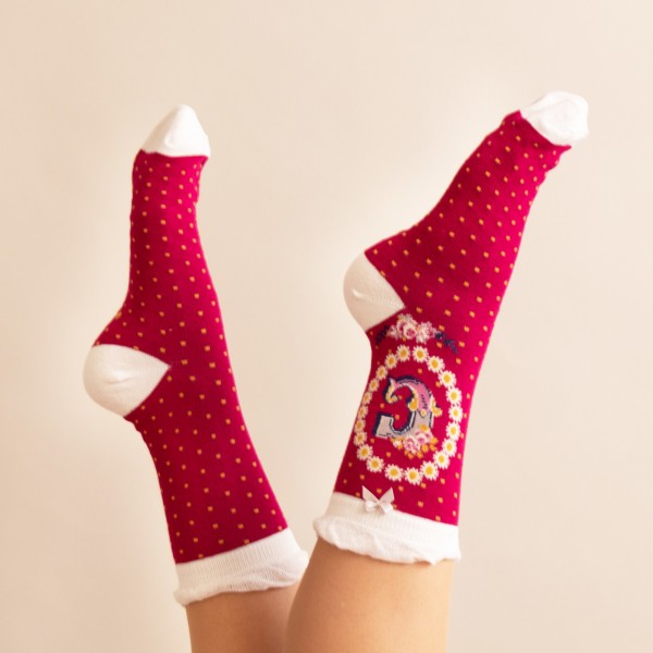 Powder Damen Socken "A-Z" - Buchstabe C