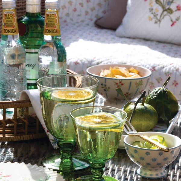 GreenGate Weinglas - 15,5 cm (Green)