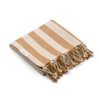 Strandtuch "Mona - Stripe" - 160x100 cm (Yellow Mellow/Creme) von Liewood