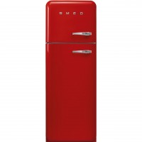 smeg Kühl-/Gefrierkombi "50's Retro Style" FAB30 (Rot) Tür links