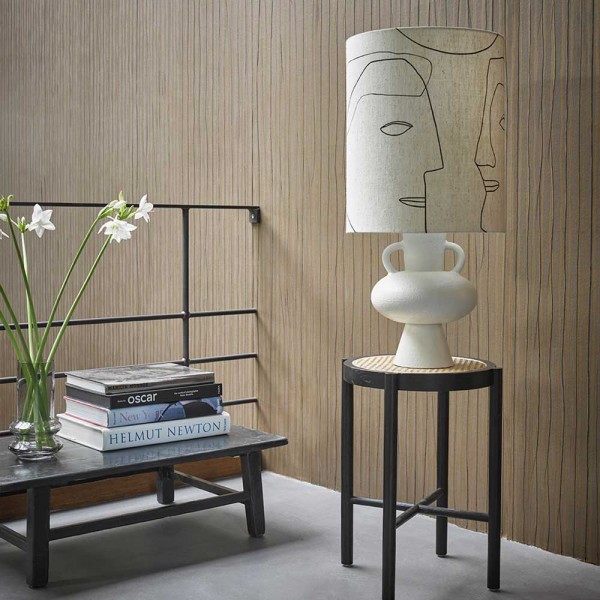 Vase aus Glas - M (Smoked Grey - Rauchgrau) von HKliving