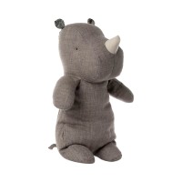 Maileg Kuscheltier Rhino "Safari Friends" - Medium (Dark Grey)