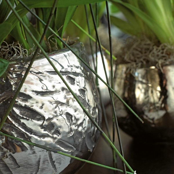 Pflanzkübel "Luxury" - Ø32 cm (Silber) von fleur ami