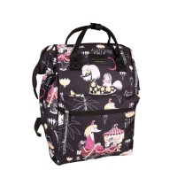 Rucksack "Samu Friendship" (Schwarz/Bunt) von martinex-moomin