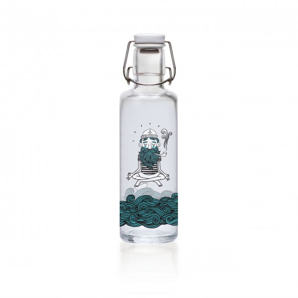 Be water: Trinkflasche von Soulbottles