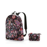 Reisenthel Mini Maxi Rucksack "Paisley Black" (Schwarz)